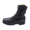 CHROME HEARTS クロムハーツ（原本無） Chippewa チペワ FIREMAN ファイヤーマン ダガージップ レースアップ レザー ブーツ ブラック系 8D【中古】