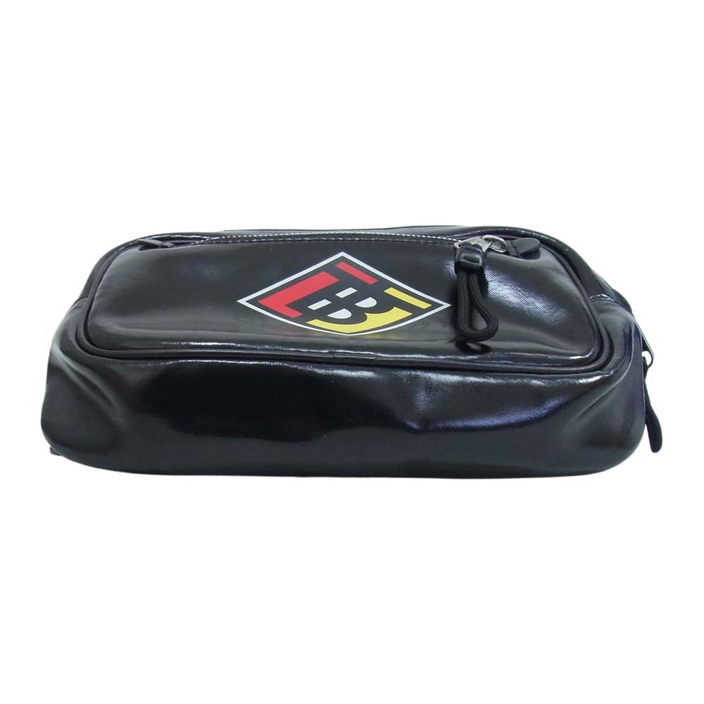 BURBERRY バーバリー 8021781 TBロゴプリント バムバッグ ウエストバッグ ブラック系【中古】