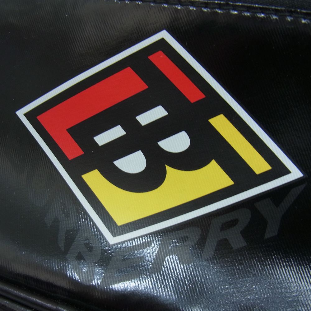 BURBERRY バーバリー 8021781 TBロゴプリント バムバッグ ウエストバッグ ブラック系【中古】