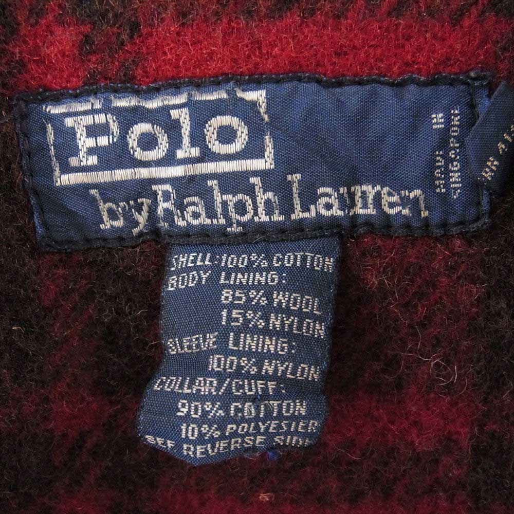 POLO RALPH LAUREN ポロ・ラルフローレン 裏地ブランケット ウールライニング 襟コーデュロイ デニム カバーオール インディゴブルー系 L【中古】