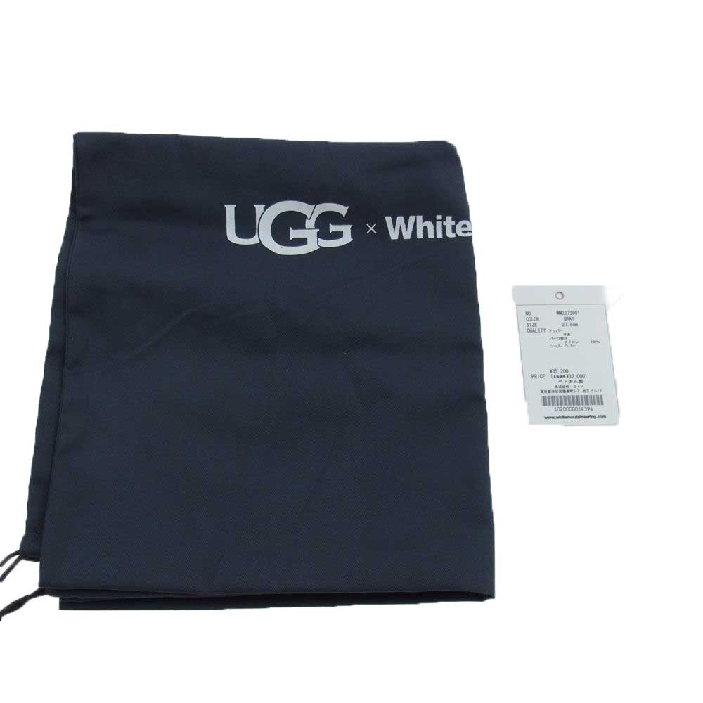 WHITE MOUNTAINEERING ホワイトマウンテニアリング 1137790 WM × UGG アグ CA805 V2 ビッグシルエット ボリュームソール スニーカー ブラック グレー グレー系 ブラック系 27.5cm【中古】