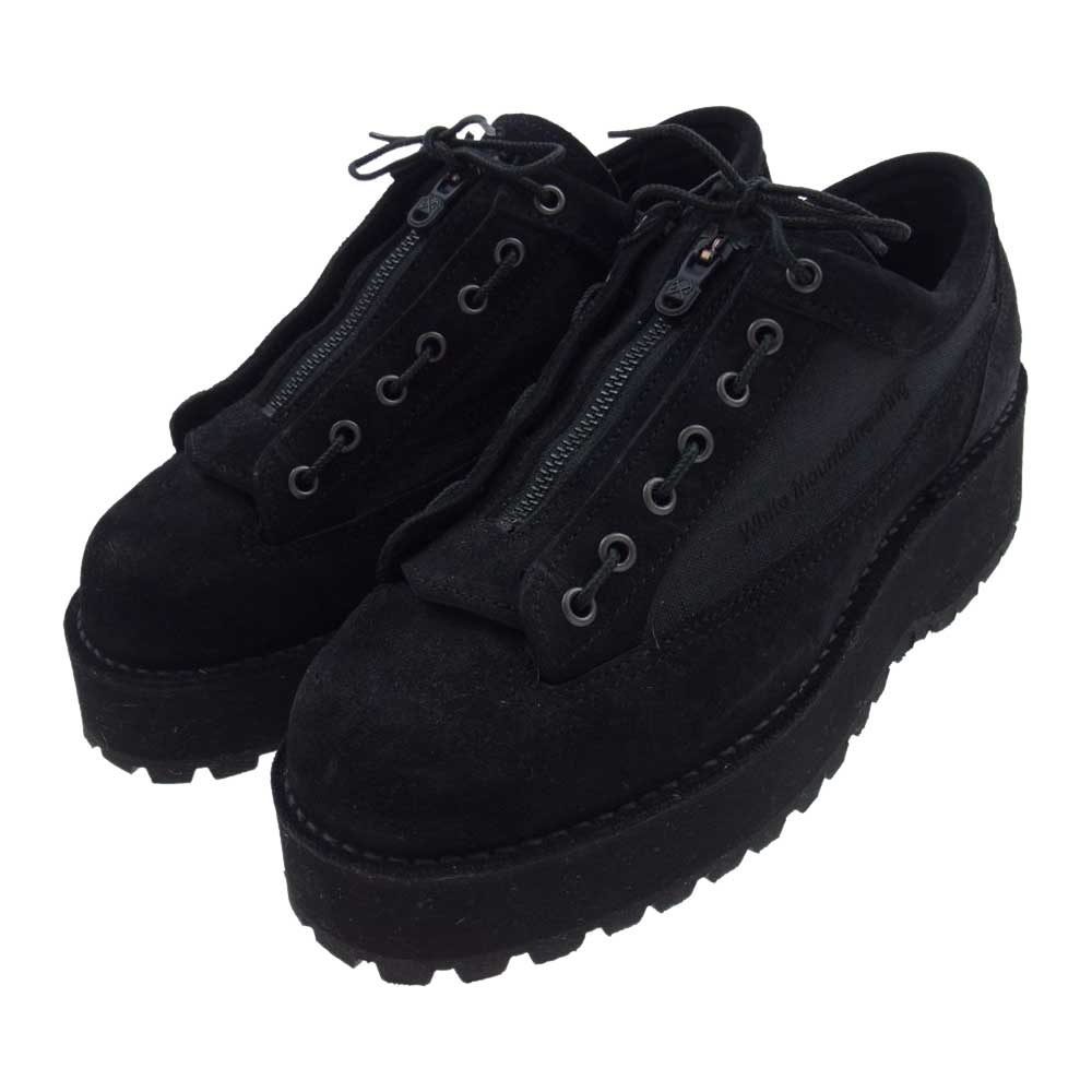 WHITE MOUNTAINEERING ホワイトマウンテニアリング D214125 WM2173805 DANNER ダナー Wilamette Valley zip ウィラメットバレー センタージップ スエード コンバットブーツ ブラック系 26.5cm【中古】