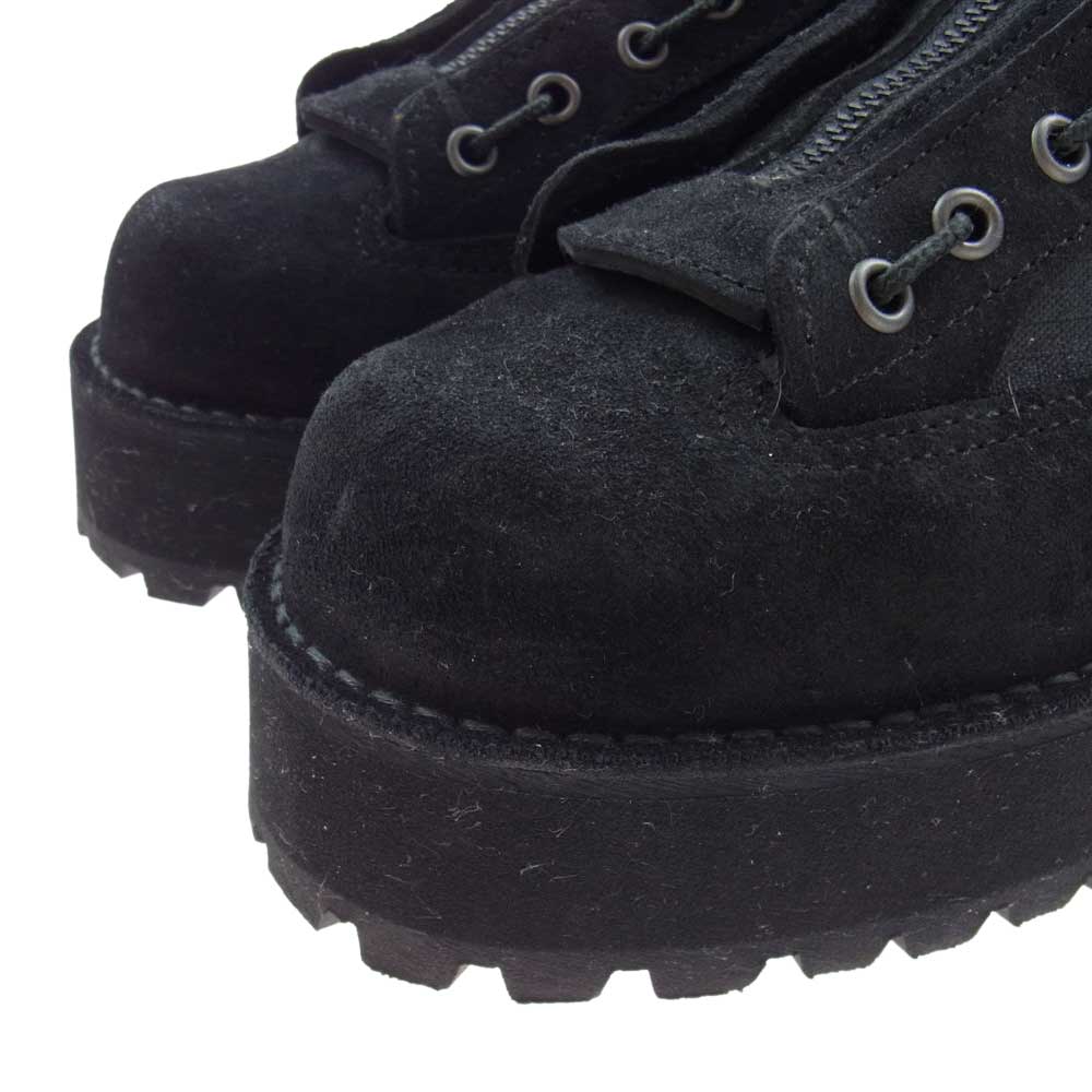 WHITE MOUNTAINEERING ホワイトマウンテニアリング D214125 WM2173805 DANNER ダナー Wilamette Valley zip ウィラメットバレー センタージップ スエード コンバットブーツ ブラック系 26.5cm【中古】