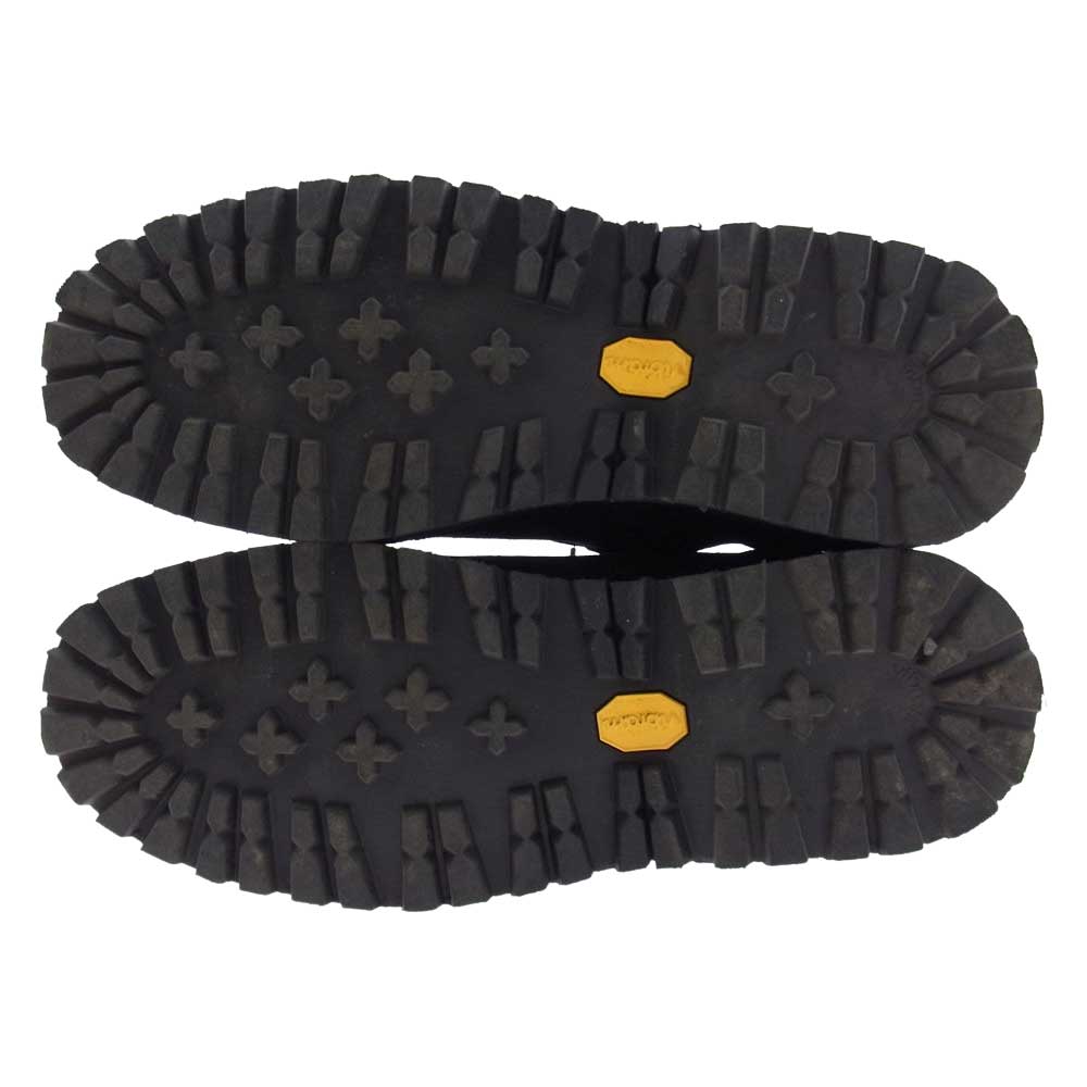 WHITE MOUNTAINEERING ホワイトマウンテニアリング D214125 WM2173805 DANNER ダナー Wilamette Valley zip ウィラメットバレー センタージップ スエード コンバットブーツ ブラック系 26.5cm【中古】