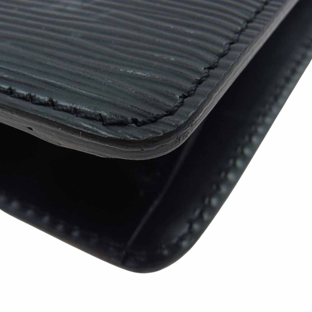 LOUIS VUITTON ルイ・ヴィトン M52522 エピ ポシェット オム ノワール クラッチバッグ ブラック系【中古】