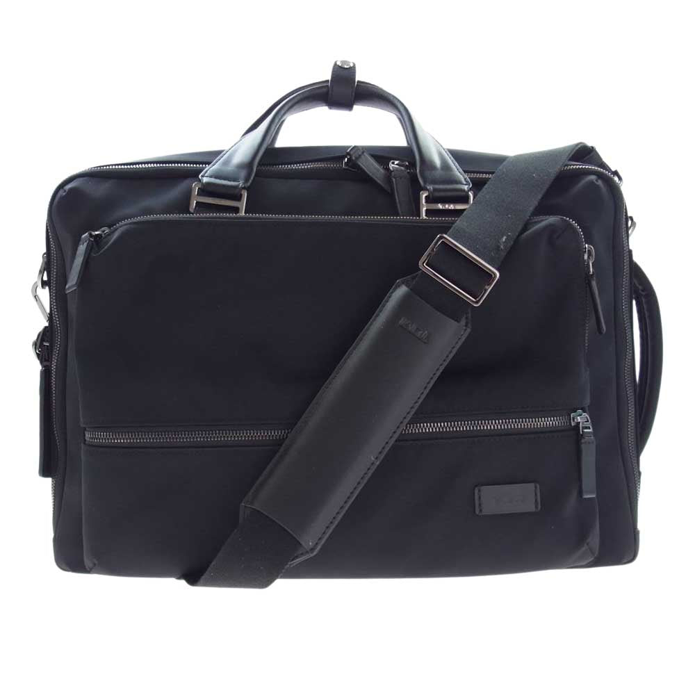 TUMI トゥミ 66080D2E HARRISON ハリソン ブリーフケース ビジネスバッグ ブラック系【中古】