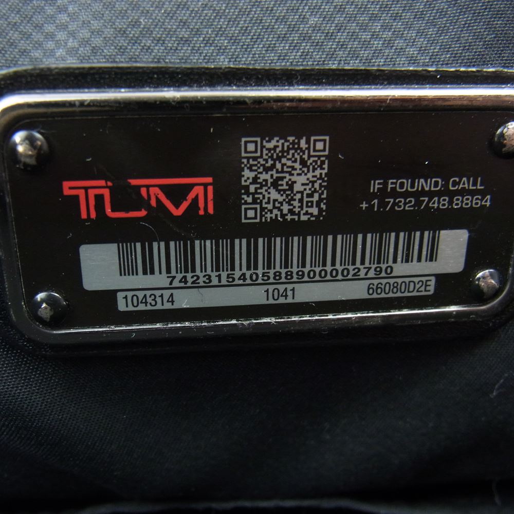 TUMI トゥミ 66080D2E HARRISON ハリソン ブリーフケース ビジネスバッグ ブラック系【中古】