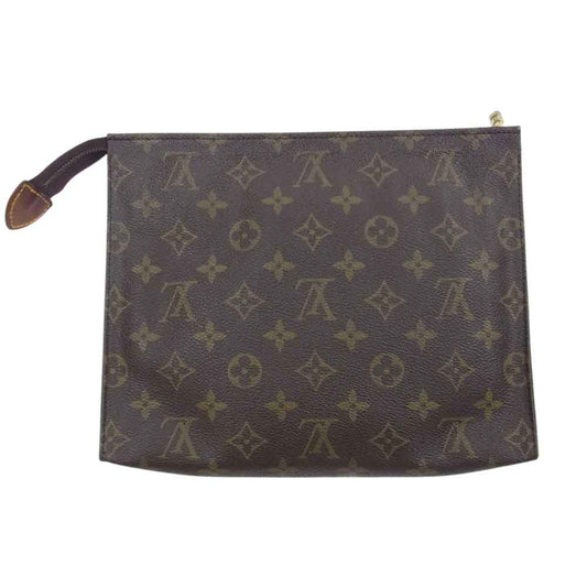 LOUIS VUITTON ルイ・ヴィトン M47542 モノグラム ポッシュ トワレット 26 メイクポーチ クラッチバッグ ブラウン系【中古】