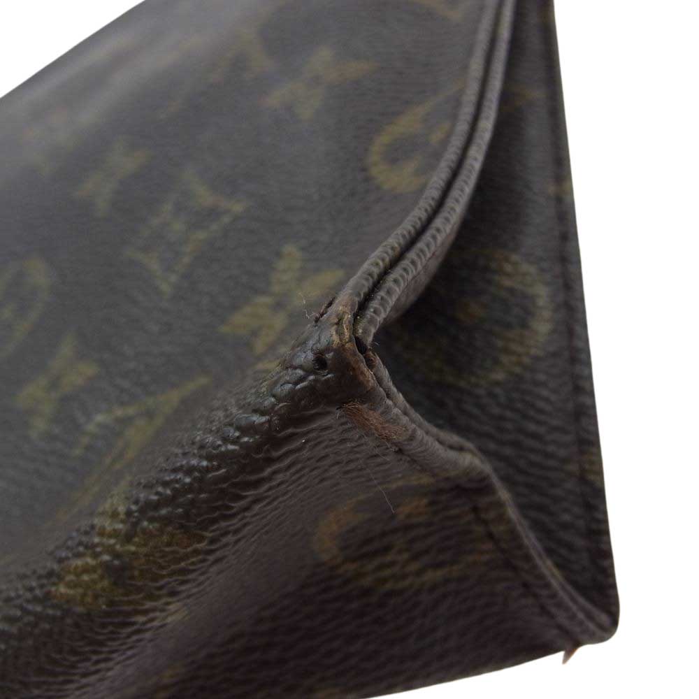 LOUIS VUITTON ルイ・ヴィトン M47542 モノグラム ポッシュ トワレット 26 メイクポーチ クラッチバッグ ブラウン系【中古】