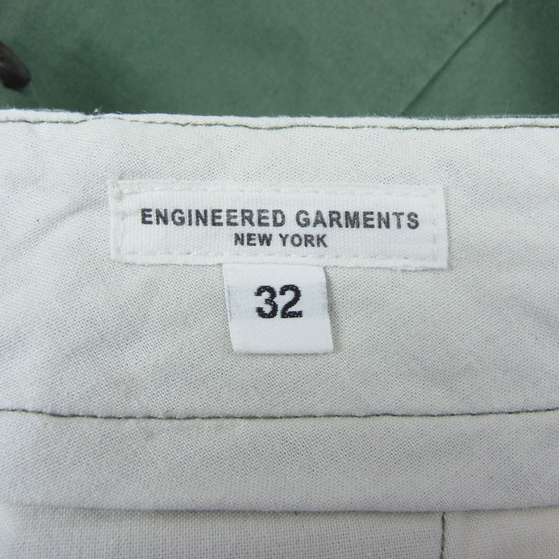 Engineered Garments エンジニアードガーメンツ ミリタリー ファティーグ ショーツ ハーフパンツ カーキ系 32【中古】