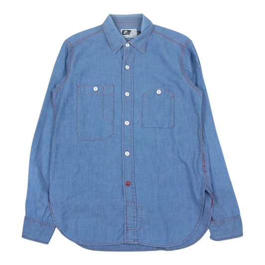 Engineered Garments エンジニアードガーメンツ デニム シャンブレー 長袖 シャツ インディゴブルー系 S【中古】