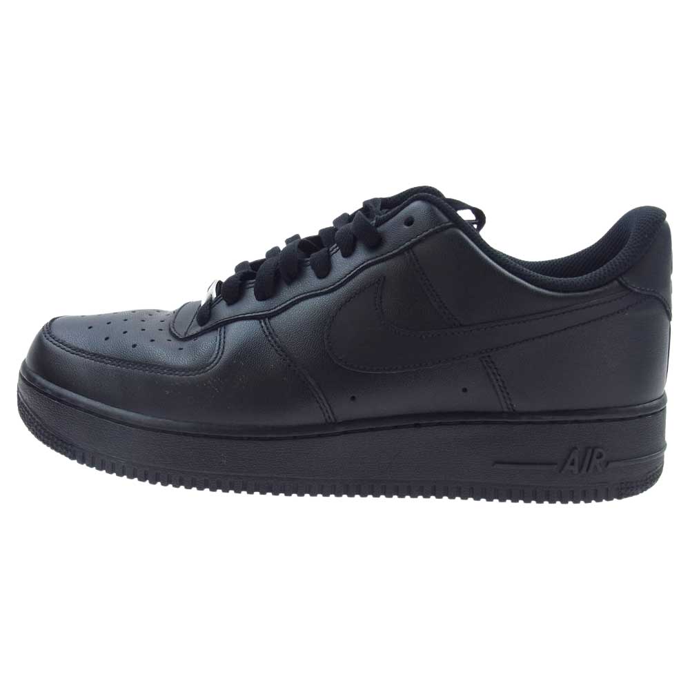 NIKE ナイキ 315122-001 AIR FORCE 1 AF1 07 エアフォースワン ローカット　スニーカー ブラック系 28.5cm【中古】