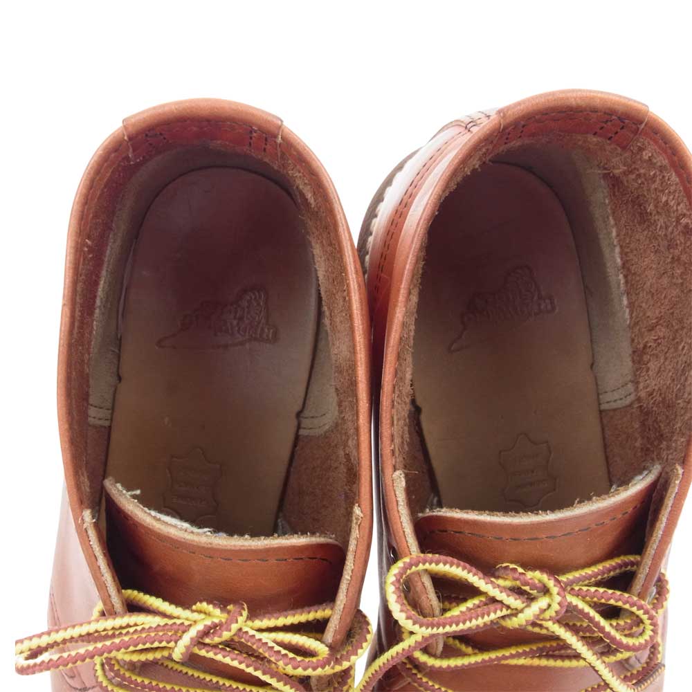 RED WING レッドウィング 8595 WORK CHUKKA ワークチャッカ ブーツ ブラウン系 26cm【中古】