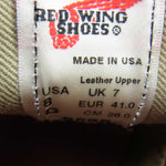 RED WING レッドウィング 8595 WORK CHUKKA ワークチャッカ ブーツ ブラウン系 26cm【中古】