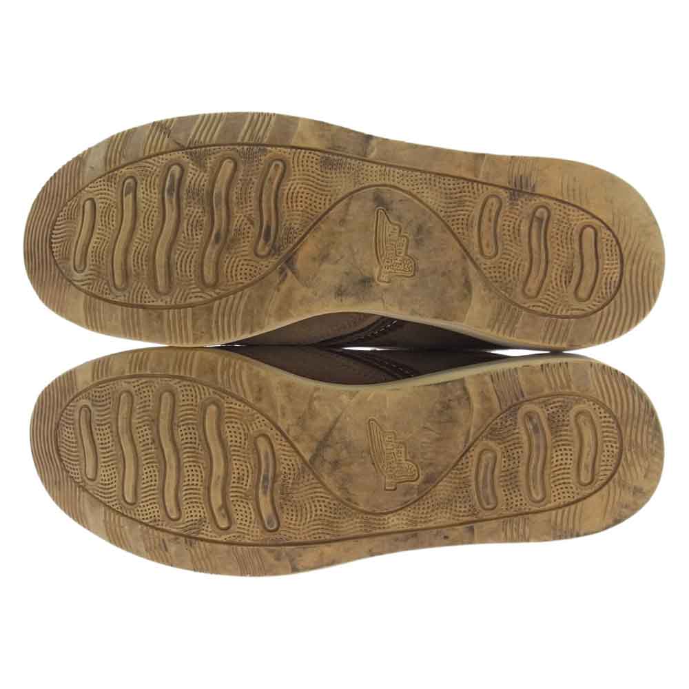 RED WING レッドウィング 3144 羽タグ CHUKKA BOOTS スエード  レザー チャッカ ブーツ ベージュ系 27cm【中古】