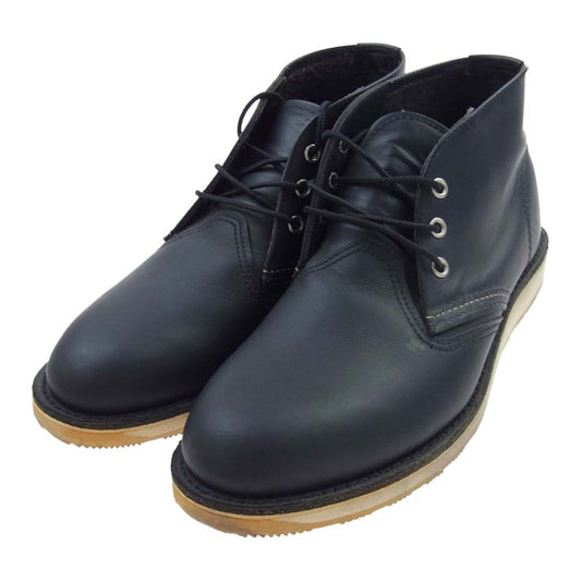 RED WING レッドウィング 3148 CLASSIC CHUKKA クラシックチャッカ ワークブーツ ブラック系 26.5cm【中古】