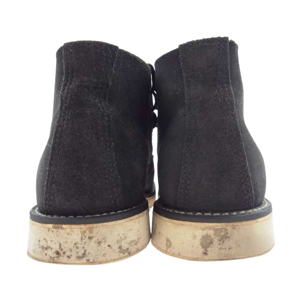 RED WING レッドウィング 3147 羽タグ Work Chukka スエード レザー ワーク チャッカ ブーツ ブラック ブラック系 26.5cm【中古】