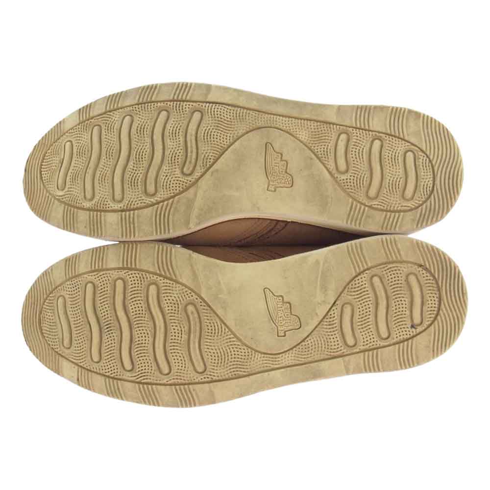 RED WING レッドウィング 3143 羽タグ WORK CHUKKA スエード レザー ワーク チャカ ブーツ ベージュ系 26.cm【中古】
