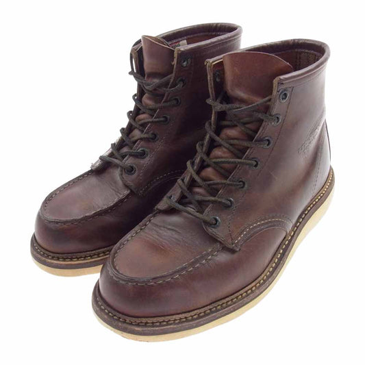 RED WING レッドウィング 1907 CLASSIC MOC TOE クラシックモックトゥ ワークブーツ ブラウン系 7 1/2【中古】