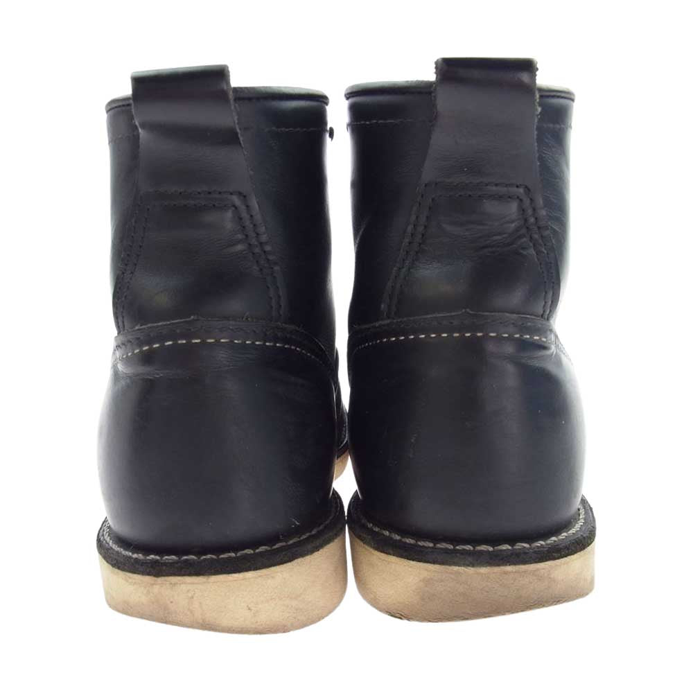 RED WING レッドウィング 2913 羽タグ LINEMAN BOOTS Black Chrome leather ラインマン ブラッククロームレザー ワーク ブーツ ブラック系 26.5cm【中古】