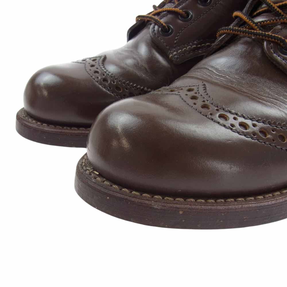 RED WING レッドウィング 8127 Brogue Ranger ブローグ レンジャー ワーク ブーツ ブラウン系 26.5cm【中古】