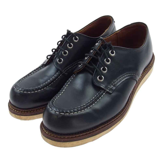 RED WING レッドウィング 8106 羽タグ CLASSIC OXFORD クラシック オックスフォード モックトゥ ワーク ブーツ ブラック系 25.5cm【中古】