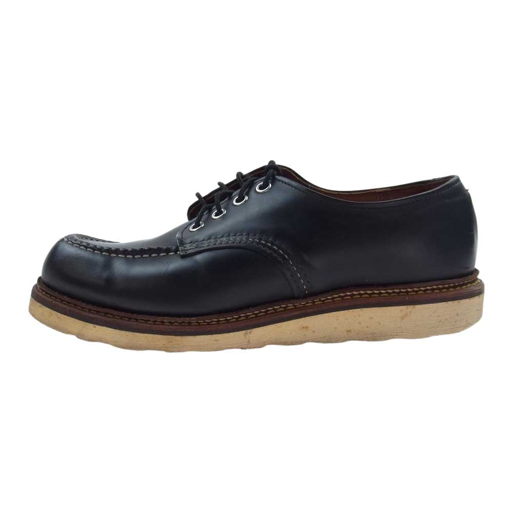 RED WING レッドウィング 8106 羽タグ CLASSIC OXFORD クラシック オックスフォード モックトゥ ワーク ブーツ ブラック系 25.5cm【中古】