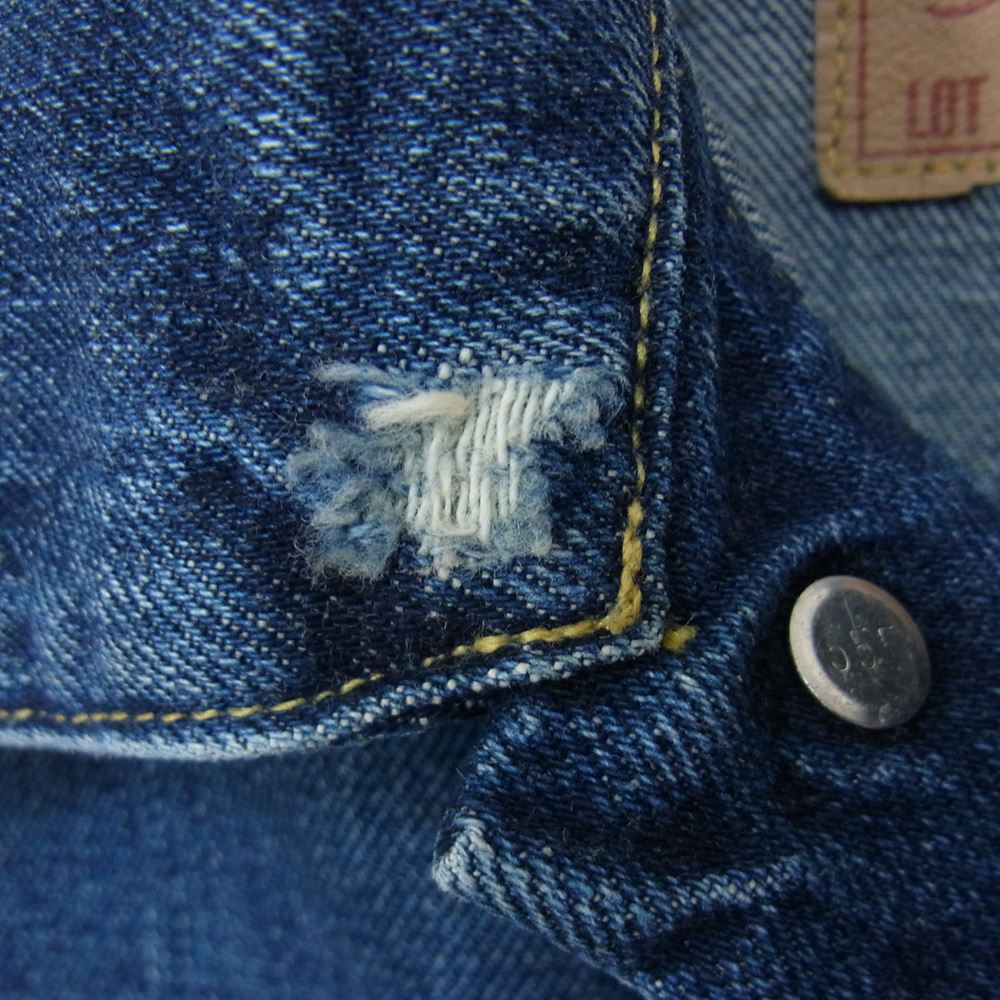 Levi's リーバイス 70557-0006 USA製 バレンシア製 ビックE ボタン デニム ジャケット インディゴブルー系 36【中古】