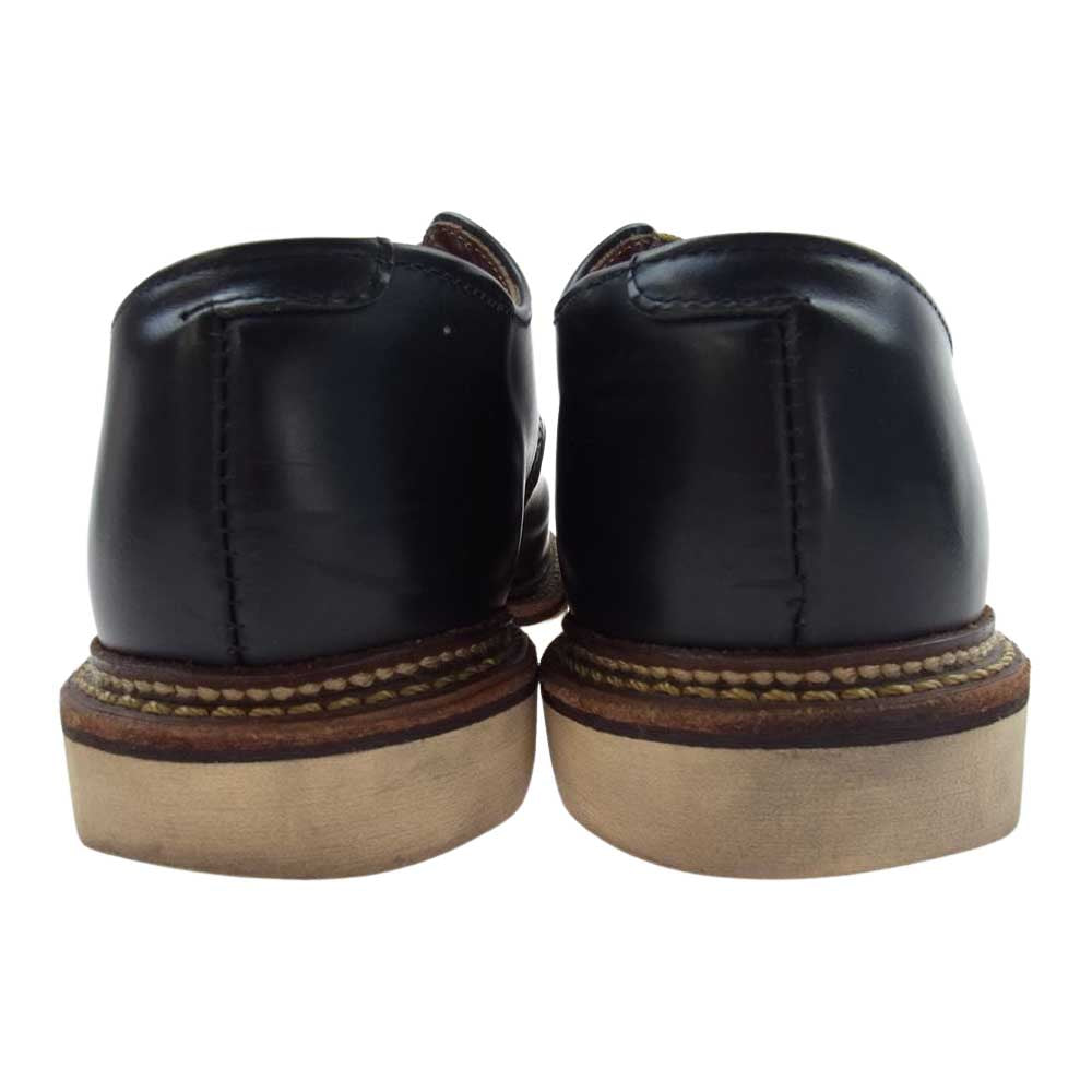 RED WING レッドウィング 8002 WORK OXFORD ROUND TOE ワーク オックスフォード ラウンドトゥ ブーツ ブラック ブラック系 25.5cm【中古】