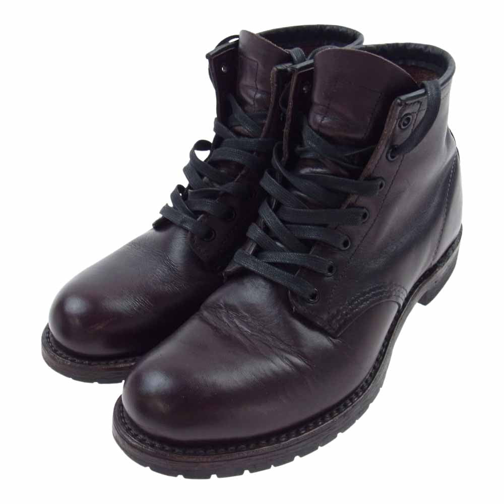 RED WING レッドウィング 9011 羽タグ BECKMAN ベックマン レースアップ ブーツ ダークブラウン系 260.cm【中古】