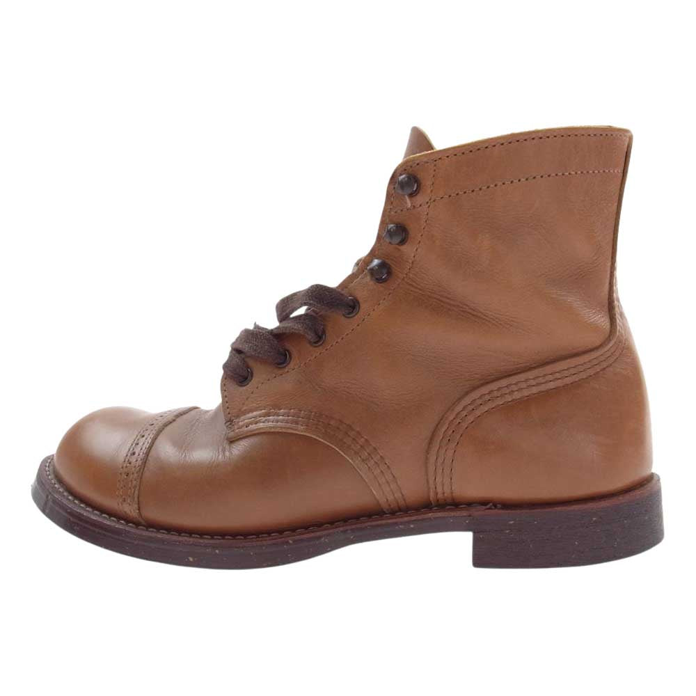 RED WING レッドウィング 8011 羽タグ IRON RANGE MANSON アイアン レンジ マンソン ワーク ブーツ ブラウン系 26.5cm【中古】