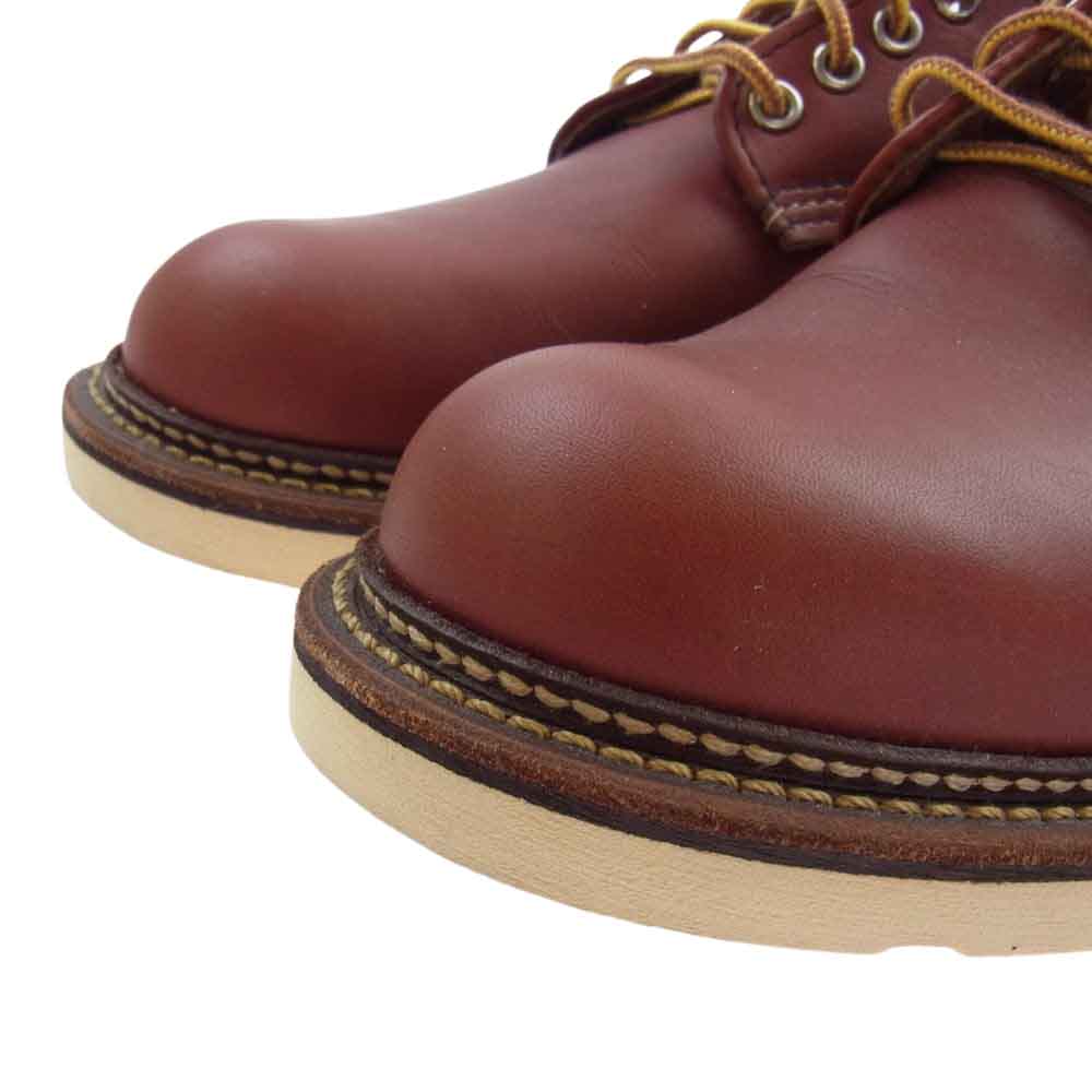 RED WING レッドウィング 8001 WORK OXFORD ROUND TOE ワーク オックスフォード ラウンドトゥ ブーツ オロラセット ブラウン系 25.5cm【中古】