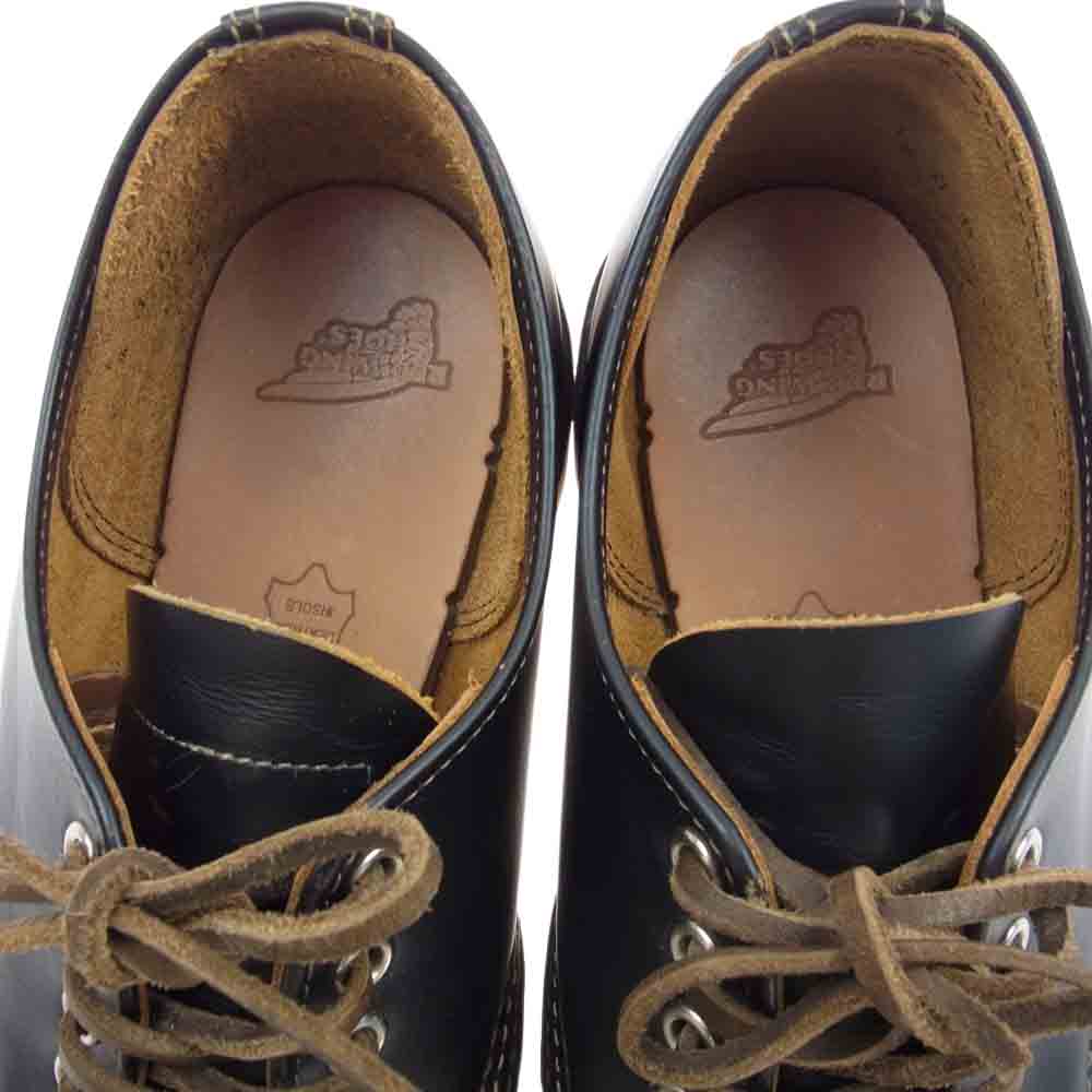 RED WING レッドウィング 9894 茶芯 犬タグ Irish Setter WORK OXFORD Black Klondike アイリッシュ セッター ワーク オックスフォード ブラック クロンダイク ワーク ブーツ ブラック系 8D【中古】