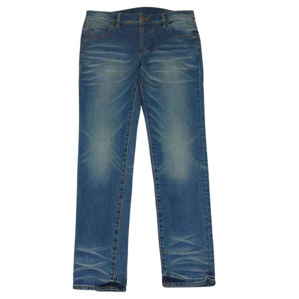 1piu1uguale3 ウノピュウノウグァーレトレ MRP397 CTU198 9 TAPERED BANDANA DENIM テーパード バンダナ デニムパンツ インディゴブルー系 4【中古】