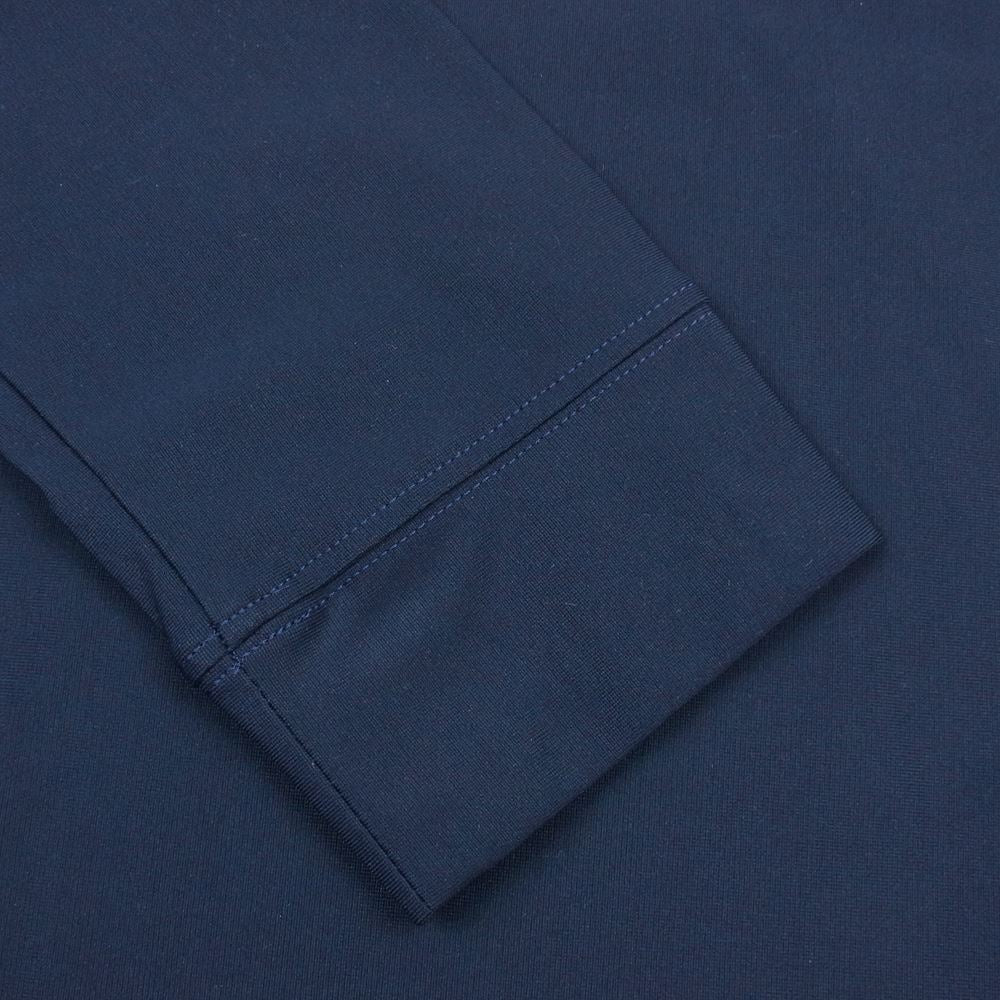 1piu1uguale3 ウノピュウノウグァーレトレ GOLF ゴルフ GRT072 NYU048 STRETCH NYLON MOCKNECK L／S TOGA LIMITED MODEL 折り鶴 ロゴプリント ストレッチ ナイロン モックネック 長袖 Tシャツ ホワイト系 ネイビー系 5【中古】