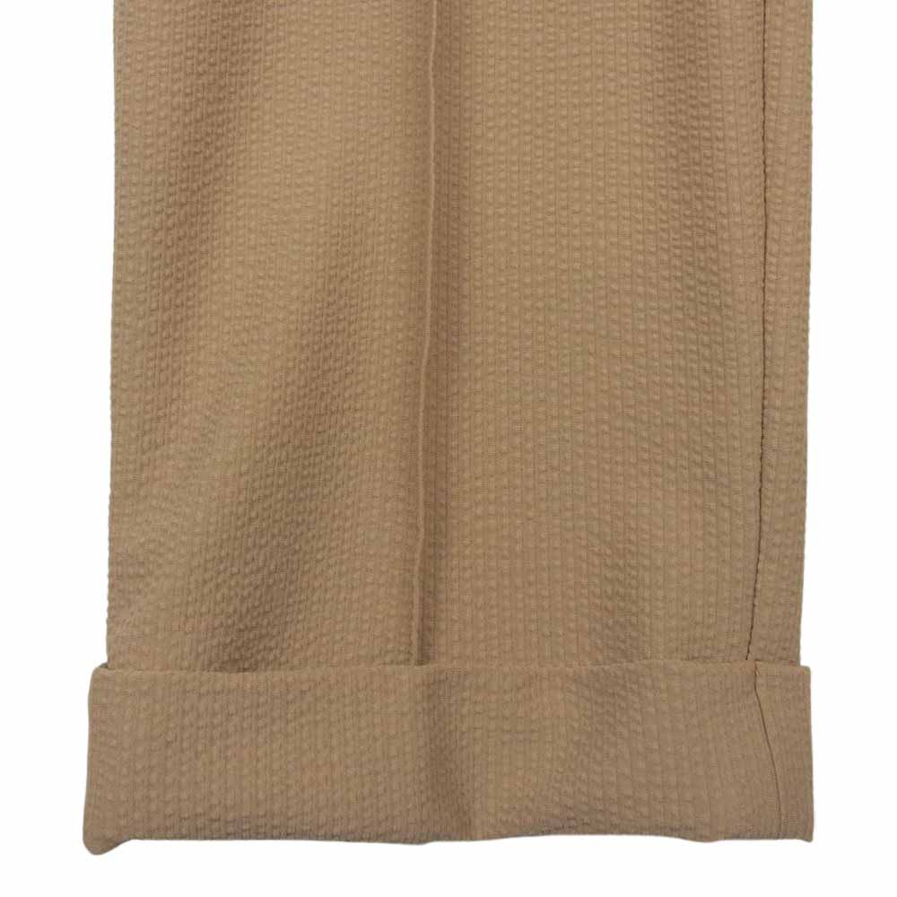 1piu1uguale3 ウノピュウノウグァーレトレ MRP516 POE291 SUPER120 SOLOTEX CREASE SLACKS シアサッカー ソロテックス クリース スラックスパンツ ベージュ系 5【美品】【中古】