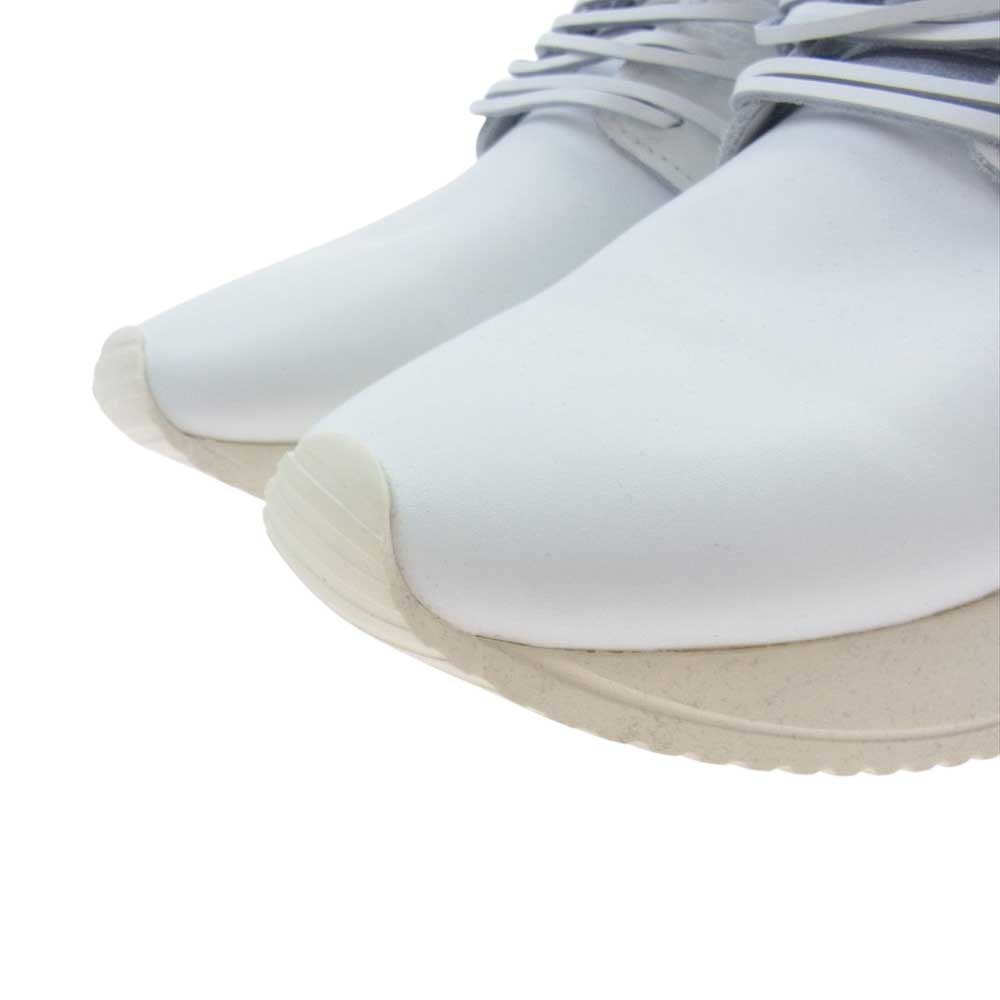1piu1uguale3 ウノピュウノウグァーレトレ ESSE UT ESSE エッセユーティーエッセ別注 TINY KICKS FRINGE タイニーキックス フリンジ カーフレザー スニーカー ホワイト系 42【極上美品】【中古】