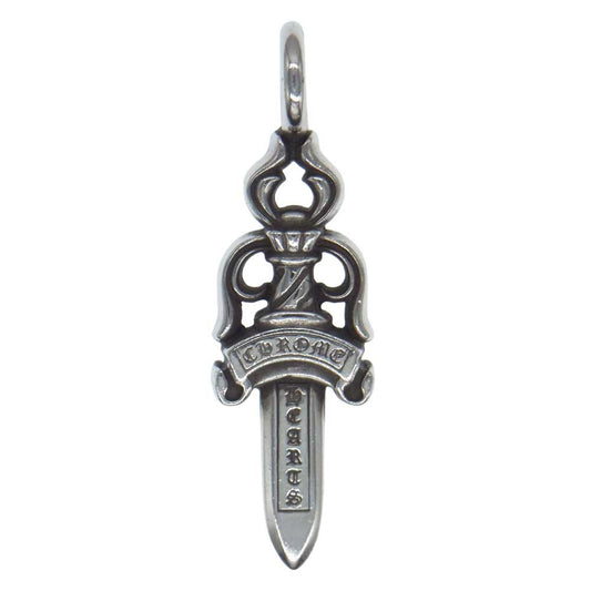 CHROME HEARTS クロムハーツ（原本無） DOUBLE DAGGER ダブルダガー ペンダント シルバー系【中古】