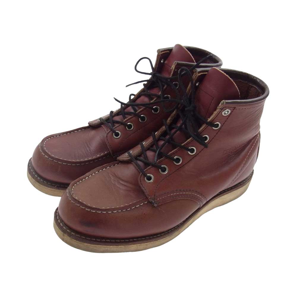 RED WING レッドウィング 8875 6inch CLASSIC MOC TOE モックトウ アイリッシュセッター ブーツ ブラウン系 US8E【中古】