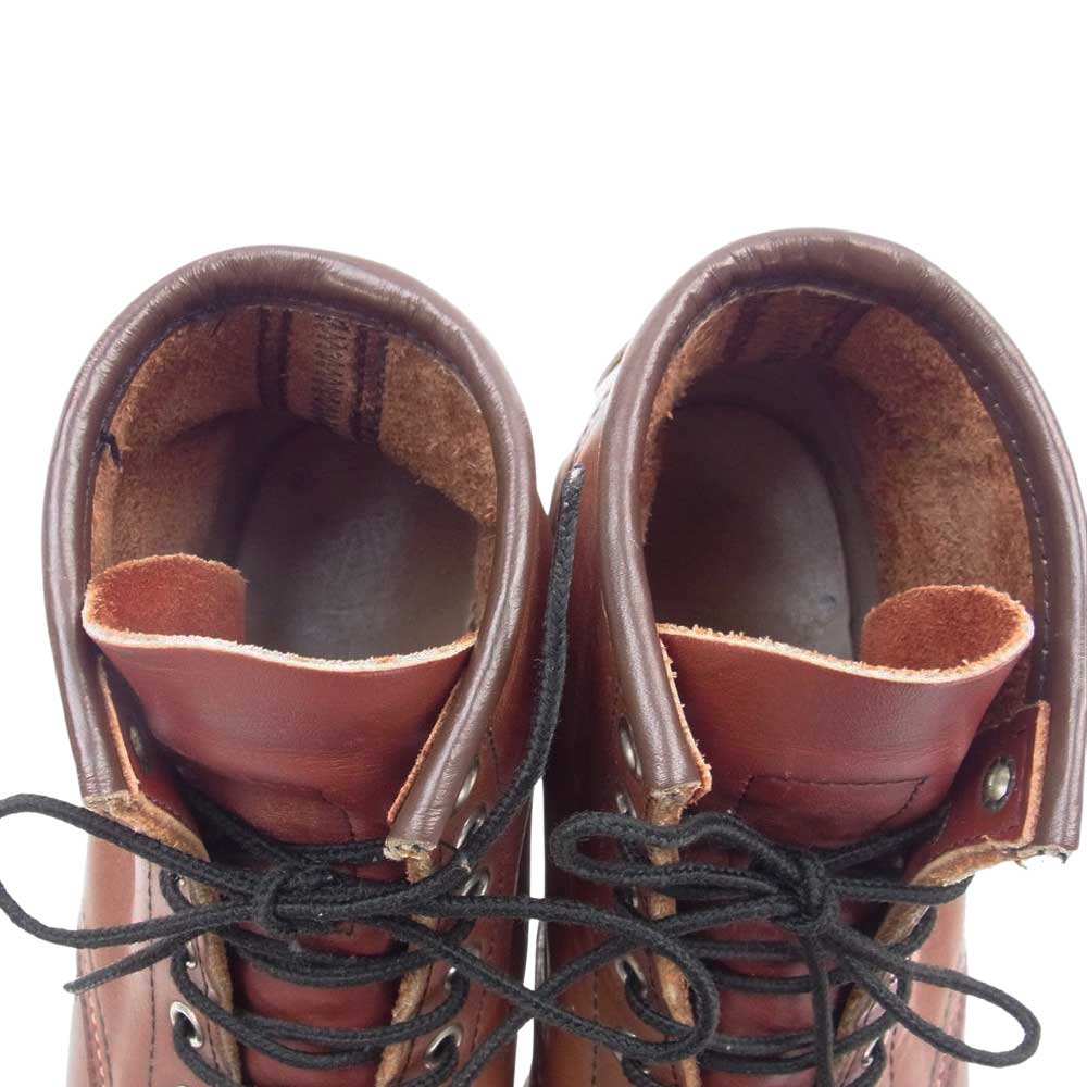 RED WING レッドウィング 8875 6inch CLASSIC MOC TOE モックトウ アイリッシュセッター ブーツ ブラウン系 US8E【中古】