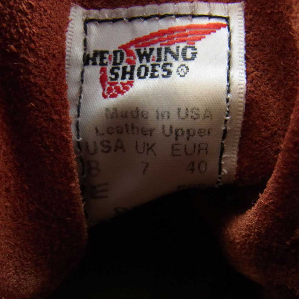 RED WING レッドウィング 8875 6inch CLASSIC MOC TOE モックトウ アイリッシュセッター ブーツ ブラウン系 US8E【中古】