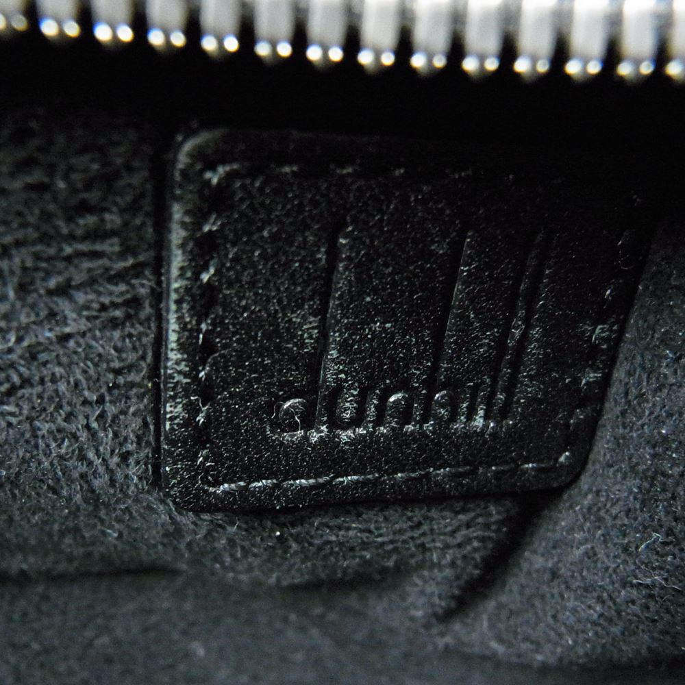 Dunhill ダンヒル レザー ボストン トート バッグ ブラック系【中古】