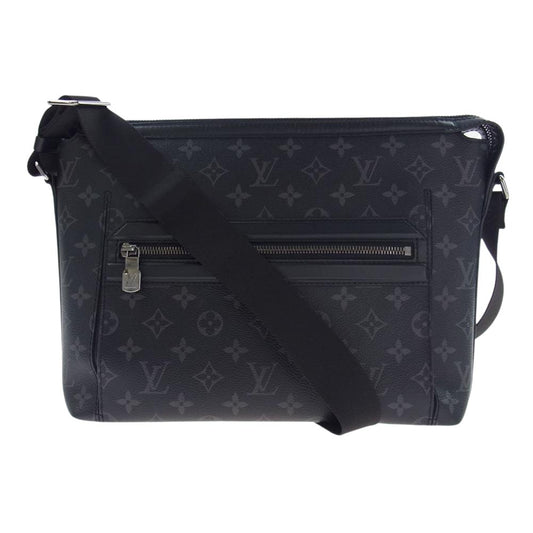 LOUIS VUITTON ルイ・ヴィトン M44223 オディセ メッセンジャー PM モノグラム エクリプス ショルダー バッグ ブラック系【中古】