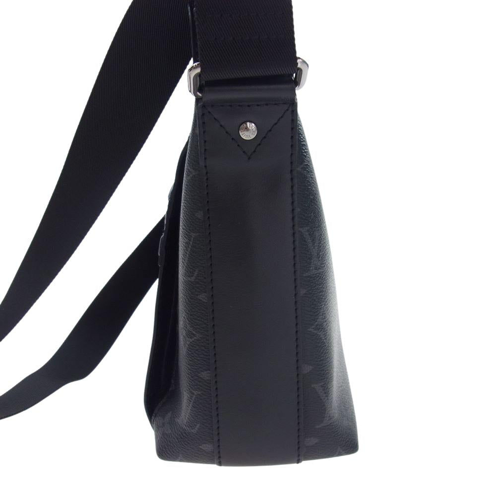 LOUIS VUITTON ルイ・ヴィトン M44223 オディセ メッセンジャー PM モノグラム エクリプス ショルダー バッグ ブラック系【中古】