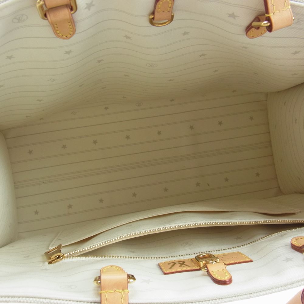LOUIS VUITTON ルイ・ヴィトン M20644 沖縄限定 オンザゴー GM キャンバス トート バッグ アイボリー系【中古】