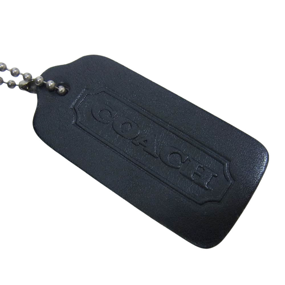 COACH コーチ 9589 レザー ショルダー バッグ ブラック系【中古】