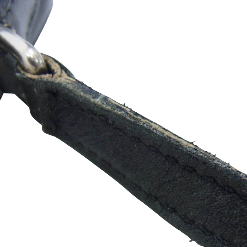 COACH コーチ 9589 レザー ショルダー バッグ ブラック系【中古】