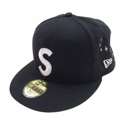 Supreme シュプリーム 22SS Characters S Logo New Era キャラクター 刺繍 Sロゴ ニューエラ ベースボール キャップ ブラック系 58.7cm【中古】
