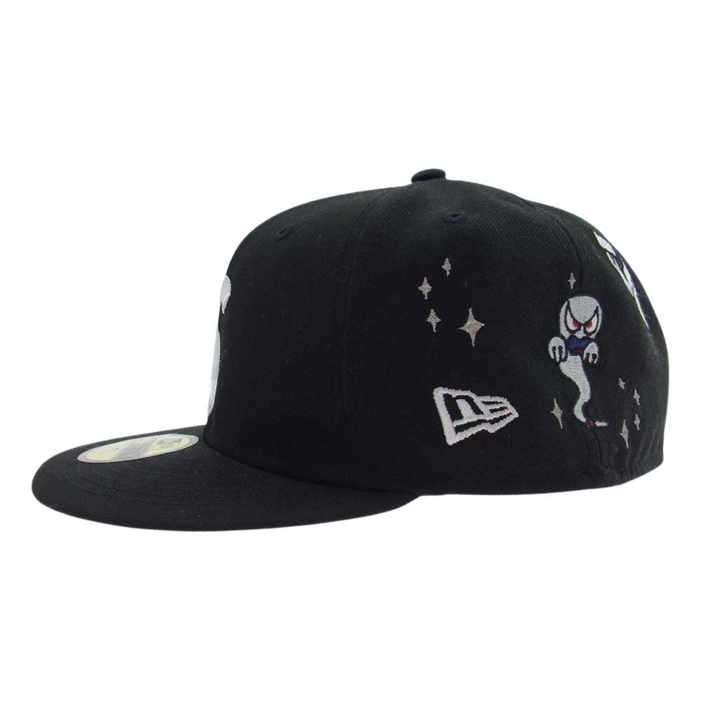 Supreme シュプリーム 22SS Characters S Logo New Era キャラクター 刺繍 Sロゴ ニューエラ ベースボール キャップ ブラック系 58.7cm【中古】
