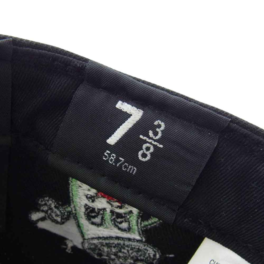 Supreme シュプリーム 22SS Characters S Logo New Era キャラクター 刺繍 Sロゴ ニューエラ ベースボール キャップ ブラック系 58.7cm【中古】